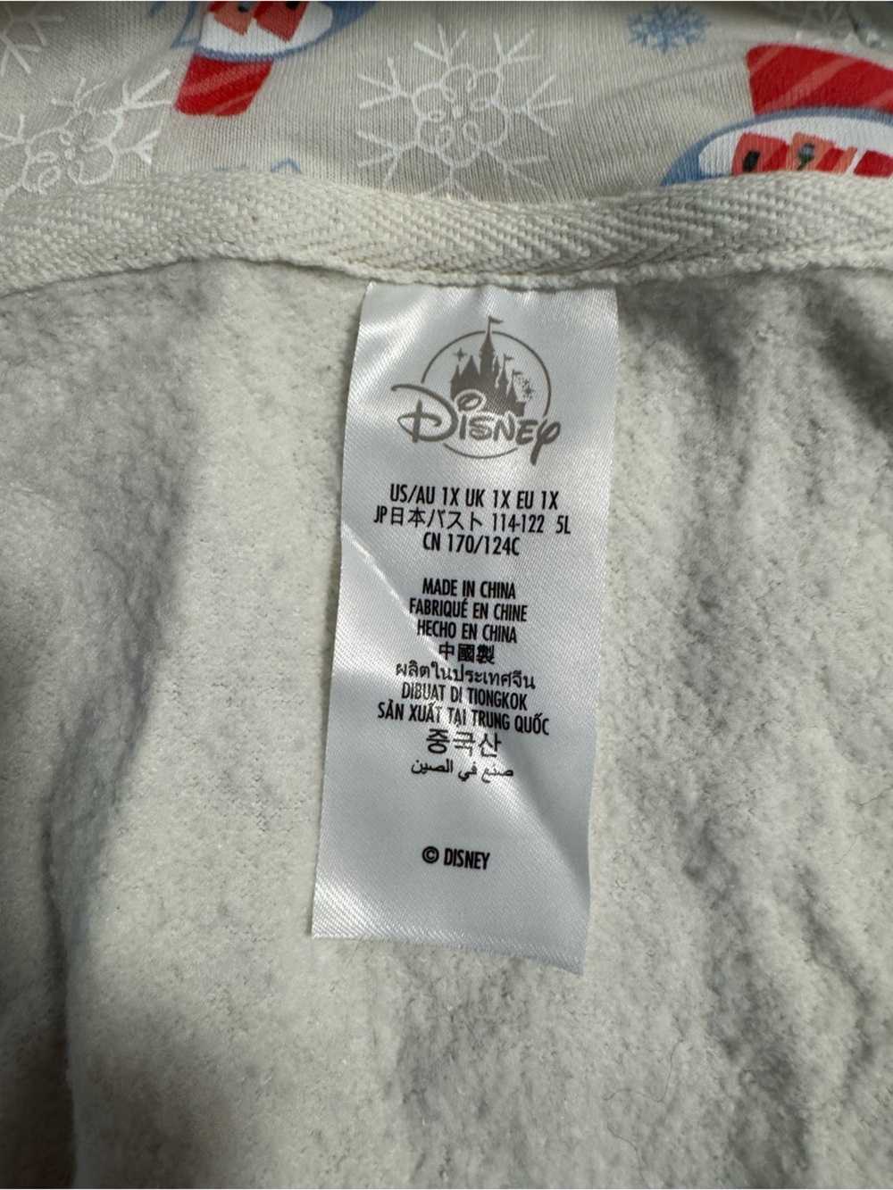 Disney Parks 2024 Holiday Christmas Hoodie Disneyana NWT - Picture 6 of 9